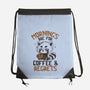 Coffee And Regrets-None-Drawstring-Bag-koalastudio