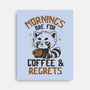 Coffee And Regrets-None-Stretched-Canvas-koalastudio