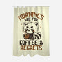 Coffee And Regrets-None-Polyester-Shower Curtain-koalastudio