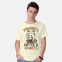 Coffee And Regrets-Mens-Basic-Tee-koalastudio