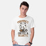 Coffee And Regrets-Mens-Basic-Tee-koalastudio