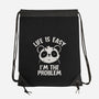 Life Is Easy I'm The Problem-None-Drawstring-Bag-koalastudio