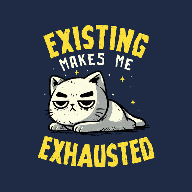 Existing Makes Me Exhausted-None-Drawstring-Bag-koalastudio