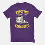 Existing Makes Me Exhausted-Youth-Basic-Tee-koalastudio