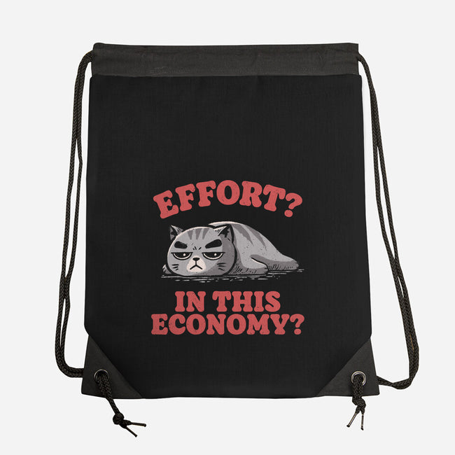 Effort In This Economy-None-Drawstring-Bag-koalastudio