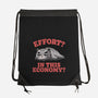 Effort In This Economy-None-Drawstring-Bag-koalastudio