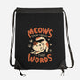 Meows Speak Louder Than Words-None-Drawstring-Bag-koalastudio