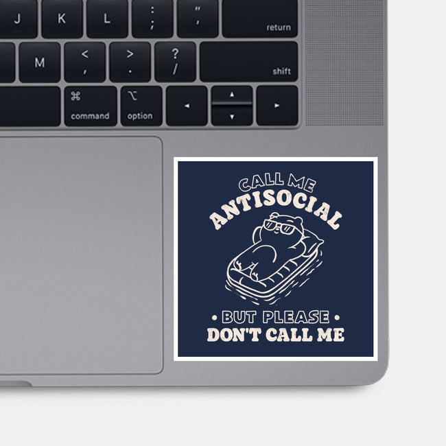 But Please Don't Call Me-None-Glossy-Sticker-koalastudio