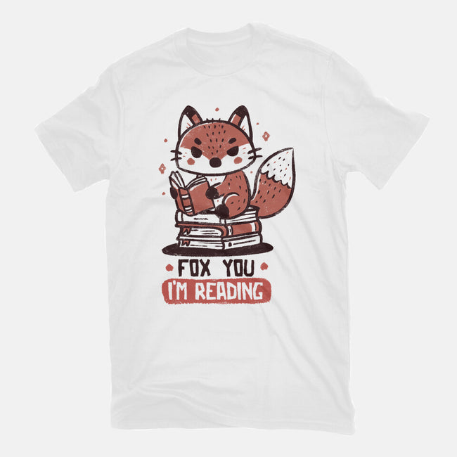 Fox You I'm Reading-Womens-Basic-Tee-koalastudio