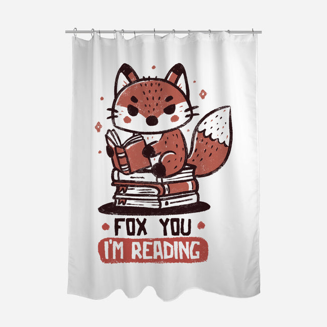 Fox You I'm Reading-None-Polyester-Shower Curtain-koalastudio