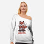 Fox You I'm Reading-Womens-Off Shoulder-Sweatshirt-koalastudio