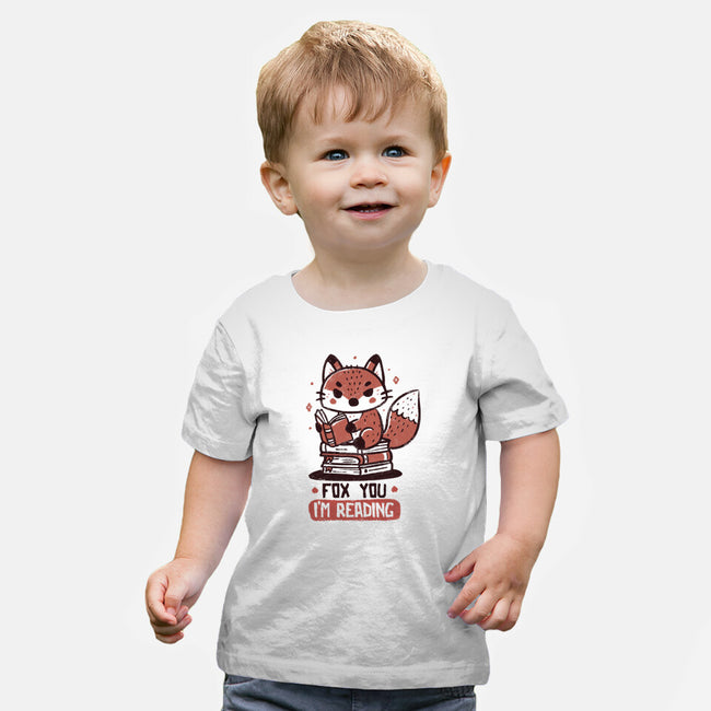 Fox You I'm Reading-Baby-Basic-Tee-koalastudio