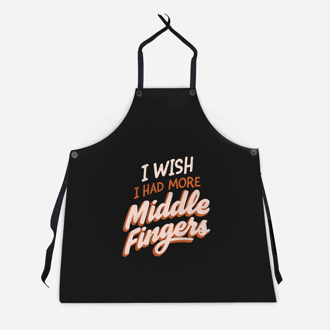 Middle Fingers-Unisex-Kitchen-Apron-koalastudio