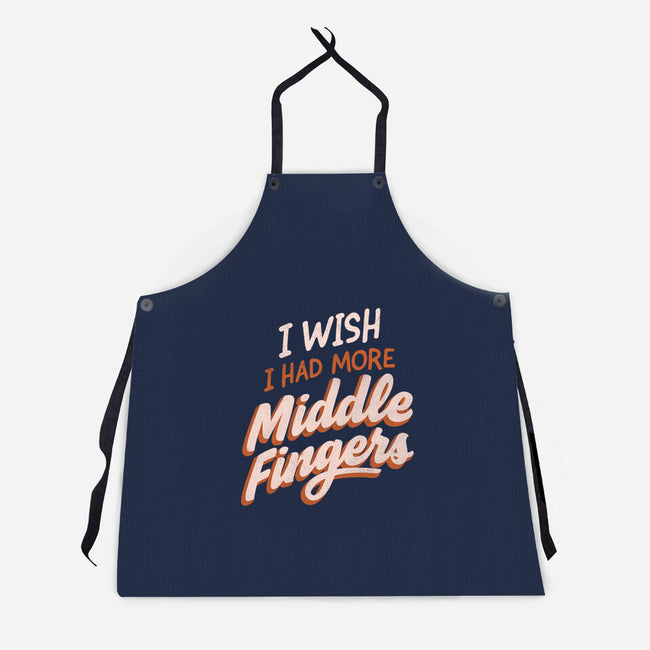 Middle Fingers-Unisex-Kitchen-Apron-koalastudio