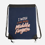 Middle Fingers-None-Drawstring-Bag-koalastudio