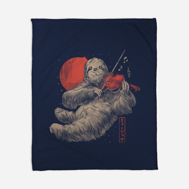 Calm Song-None-Fleece-Blanket-eduely