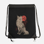 Bloomy Fox-None-Drawstring-Bag-eduely