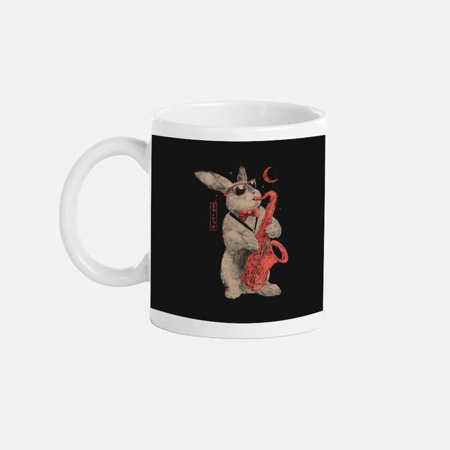 Jazz Bunny-None-Mug-Drinkware-eduely