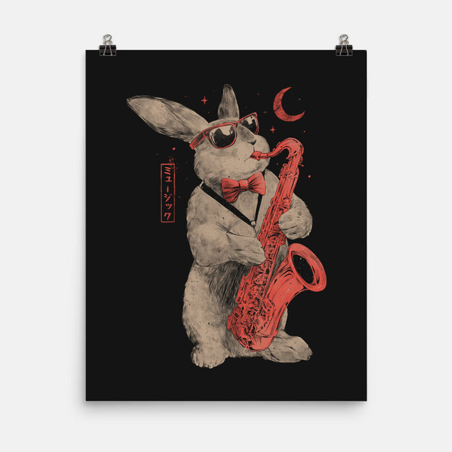 Jazz Bunny-None-Matte-Poster-eduely