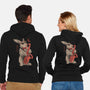 Jazz Bunny-Unisex-Zip-Up-Sweatshirt-eduely