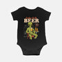 Here For The Beer-Baby-Basic-Onesie-eduely