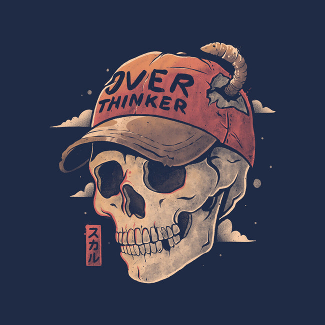 Overthinker Skull-None-Basic Tote-Bag-eduely