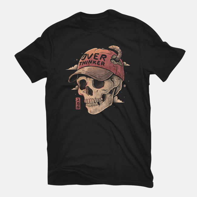 Overthinker Skull-Youth-Basic-Tee-eduely