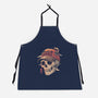 Overthinker Skull-Unisex-Kitchen-Apron-eduely