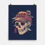 Overthinker Skull-None-Matte-Poster-eduely