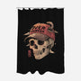 Overthinker Skull-None-Polyester-Shower Curtain-eduely