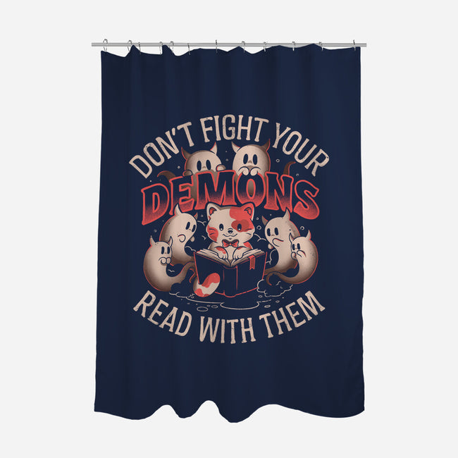 Read With Your Demons-None-Polyester-Shower Curtain-eduely