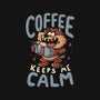 Coffee Keeps Me Calm-None-Glossy-Sticker-Arigatees