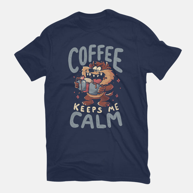 Coffee Keeps Me Calm-Mens-Premium-Tee-Arigatees