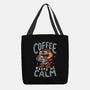 Coffee Keeps Me Calm-None-Basic Tote-Bag-Arigatees