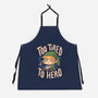 Too Tired To Hero-Unisex-Kitchen-Apron-Arigatees