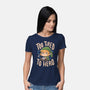 Too Tired To Hero-Womens-Basic-Tee-Arigatees