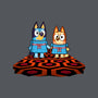 Doggy Twins-None-Drawstring-Bag-Raffiti