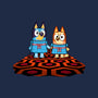 Doggy Twins-None-Drawstring-Bag-Raffiti