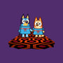 Doggy Twins-None-Drawstring-Bag-Raffiti