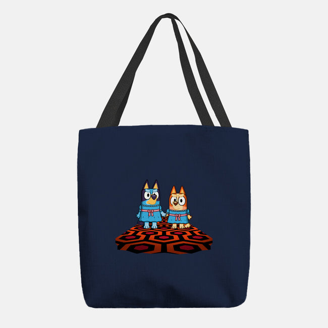 Doggy Twins-None-Basic Tote-Bag-Raffiti