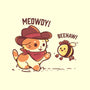 Meowdy And Beehaw-None-Glossy-Sticker-TechraNova