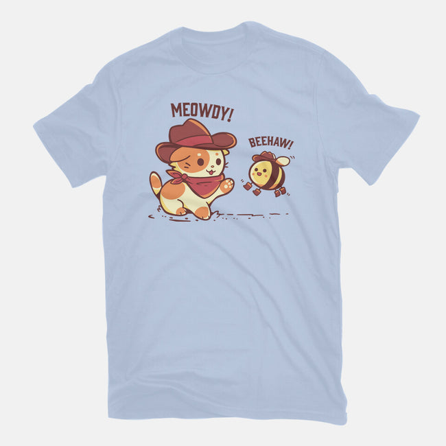 Meowdy And Beehaw-Mens-Premium-Tee-TechraNova