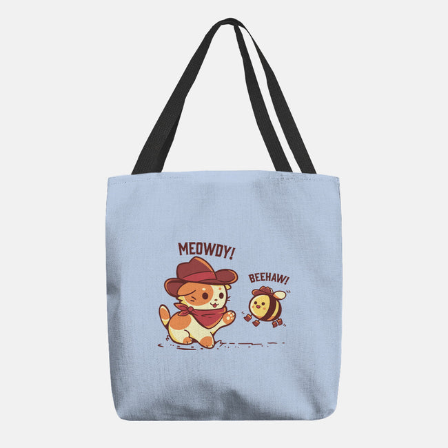 Meowdy And Beehaw-None-Basic Tote-Bag-TechraNova