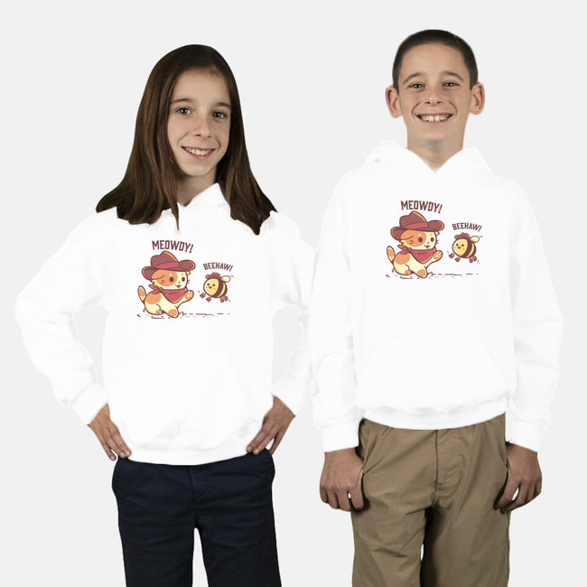 Meowdy And Beehaw-Youth-Pullover-Sweatshirt-TechraNova