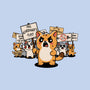 Cat Protest-None-Drawstring-Bag-fanfabio