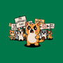 Cat Protest-None-Drawstring-Bag-fanfabio