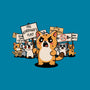 Cat Protest-None-Drawstring-Bag-fanfabio