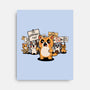 Cat Protest-None-Stretched-Canvas-fanfabio