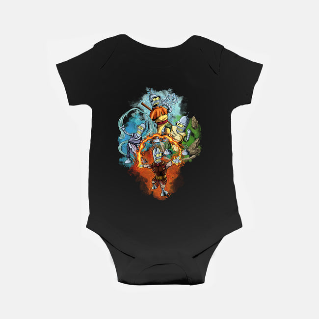 Elemental Bender-Baby-Basic-Onesie-nickzzarto