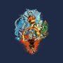 Elemental Bender-None-Drawstring-Bag-nickzzarto